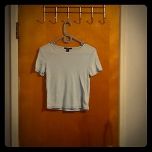Light blue top